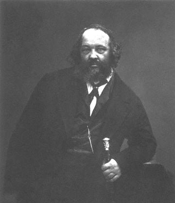 Mikail Bakunin (1814-1876) the Russian anarchist 1865
