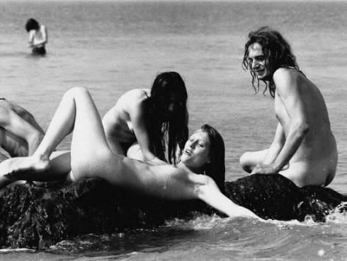 Nude Bathers on the Isle of Wight, 1970