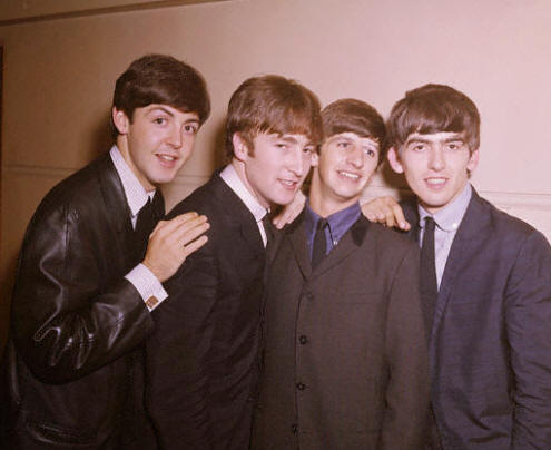 The Beatles: Paul McCartney, John Lennon, Ringo Starr and George Harrison